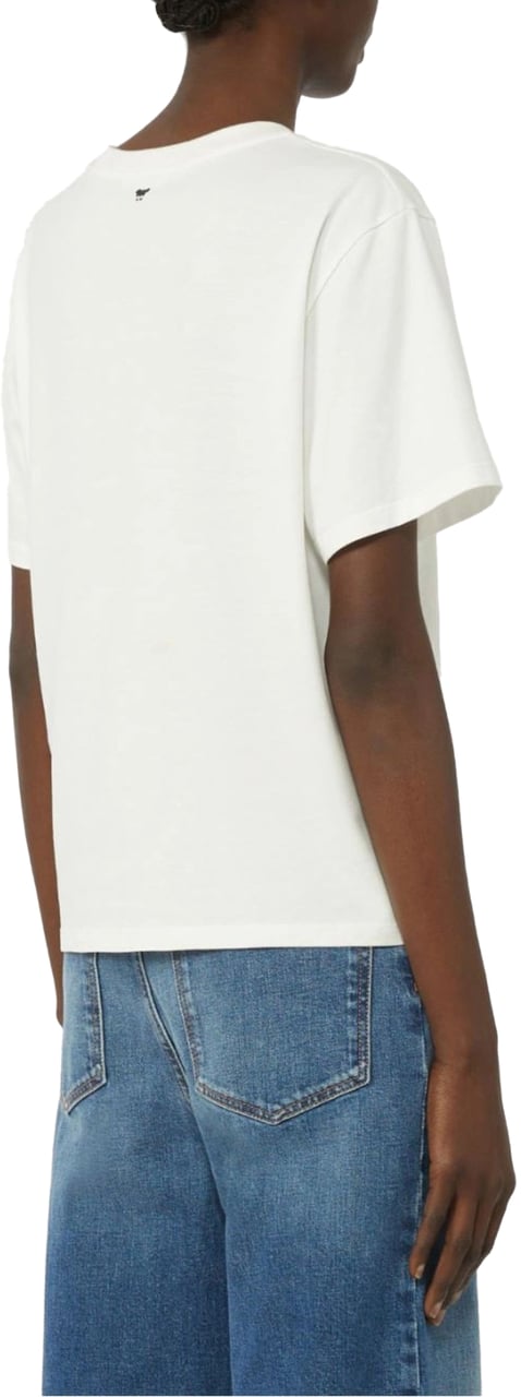 Max Mara Weekend Wkdtenue T-shirts Ecru 2615971051600 Wit