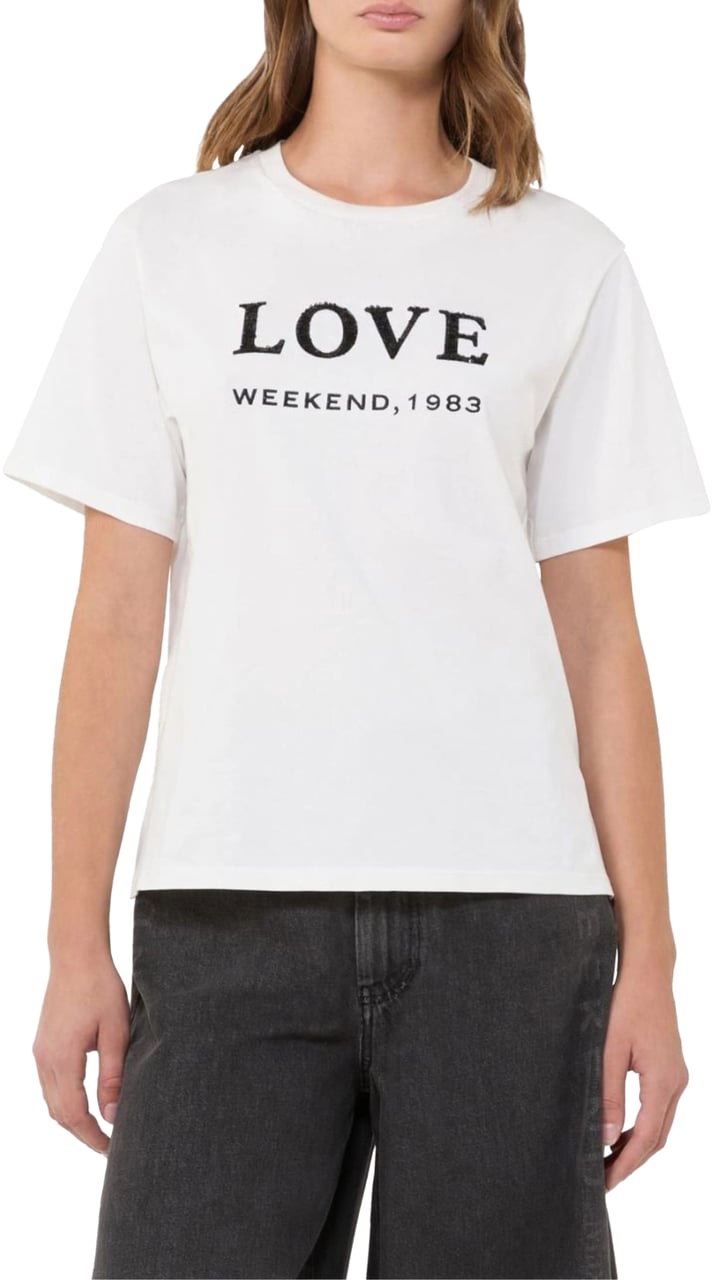 Max Mara Max Mara Weekend Wkdagile T-shirts Ecru 2615971061600 Wit