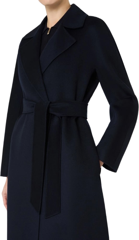 Max Mara Coats Blu Navy