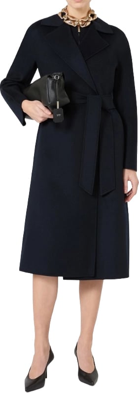 Max Mara Coats Blu Navy