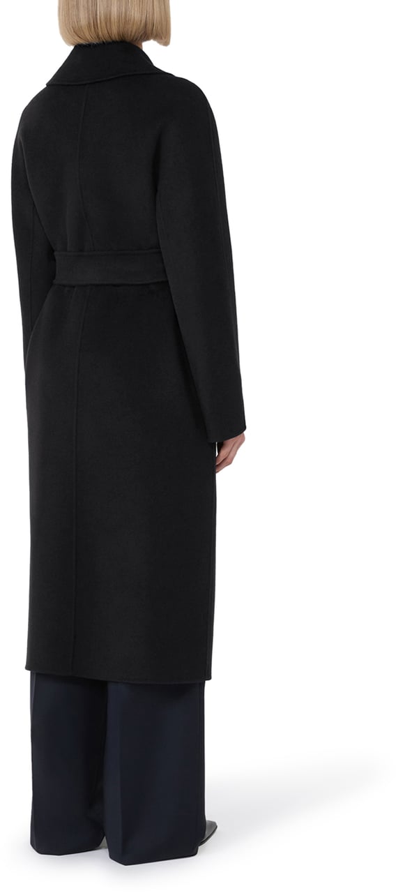 Max Mara Coats Nero Zwart
