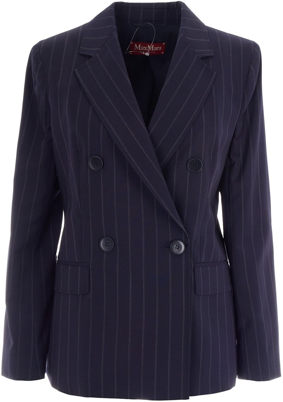 Max Mara Jackets Blue Blauw