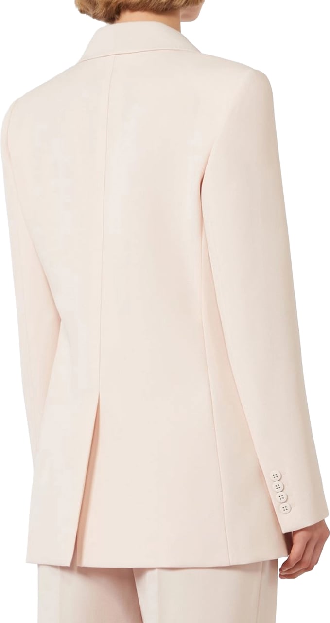 Max Mara Grembo Double-Breasted Tailored Blazer Neutraal