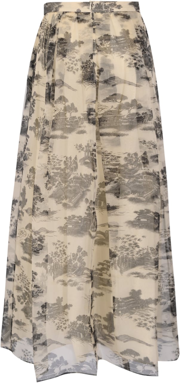 Max Mara Skirts Black Beige
