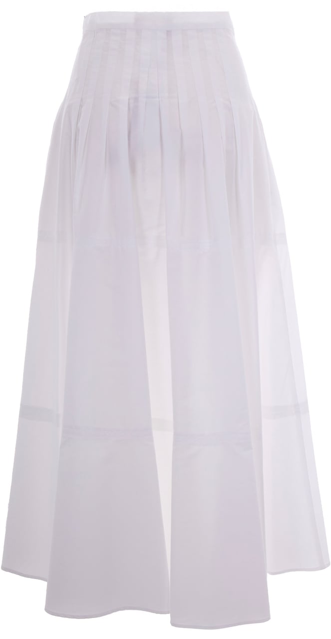 Max Mara Skirts Bianco Ottico Wit
