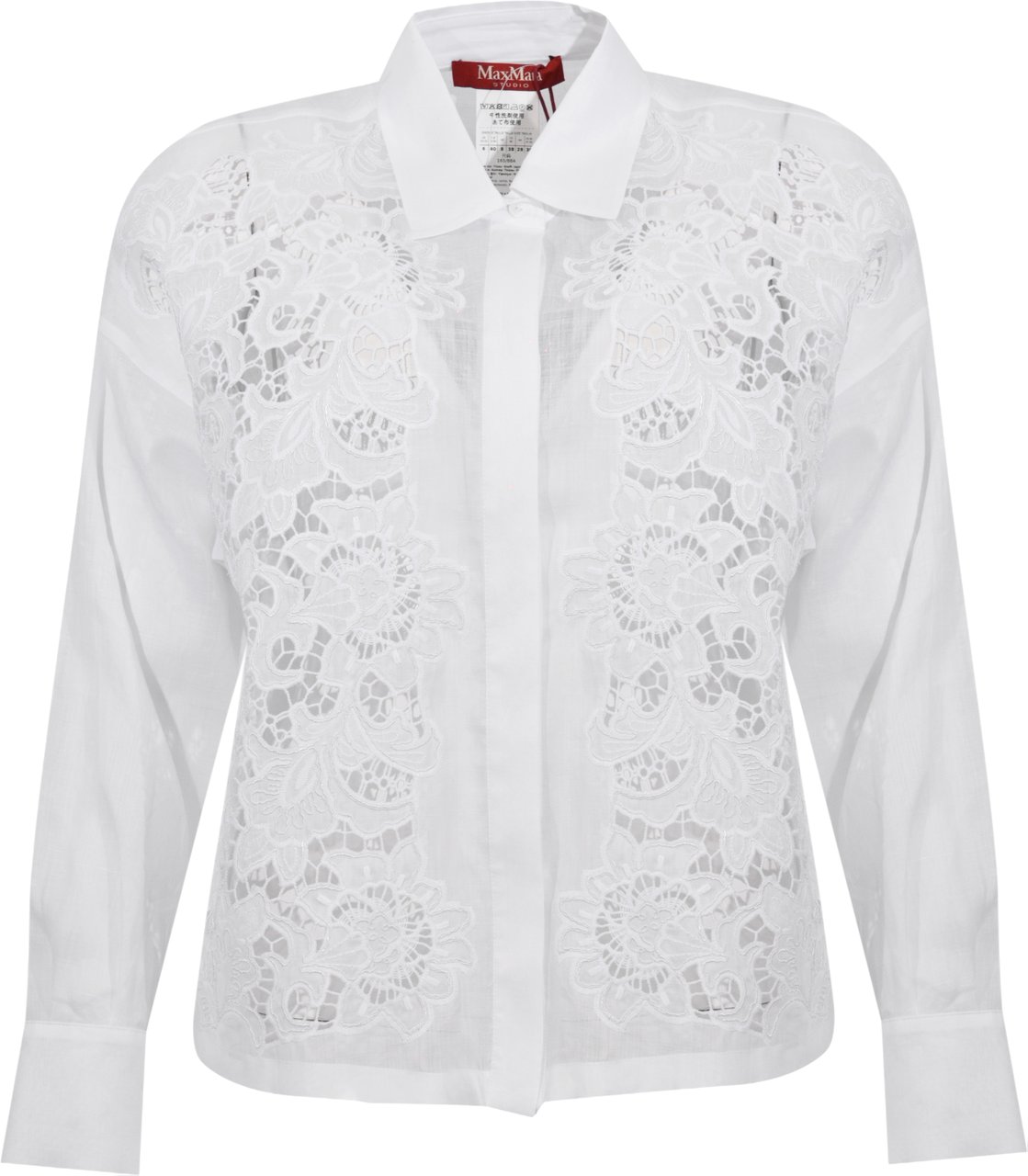 Max Mara Shirts White Wit