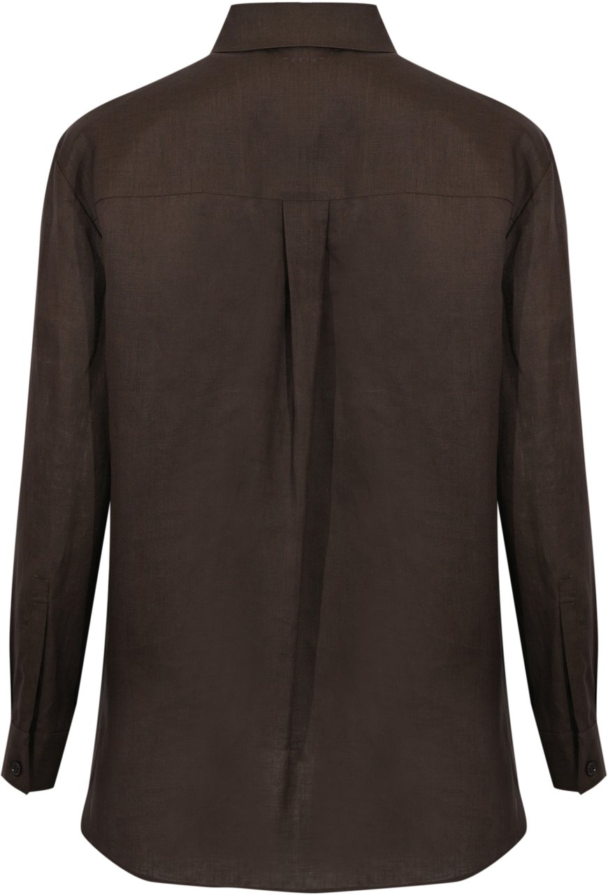 Max Mara Shirts Testa Moro Bruin