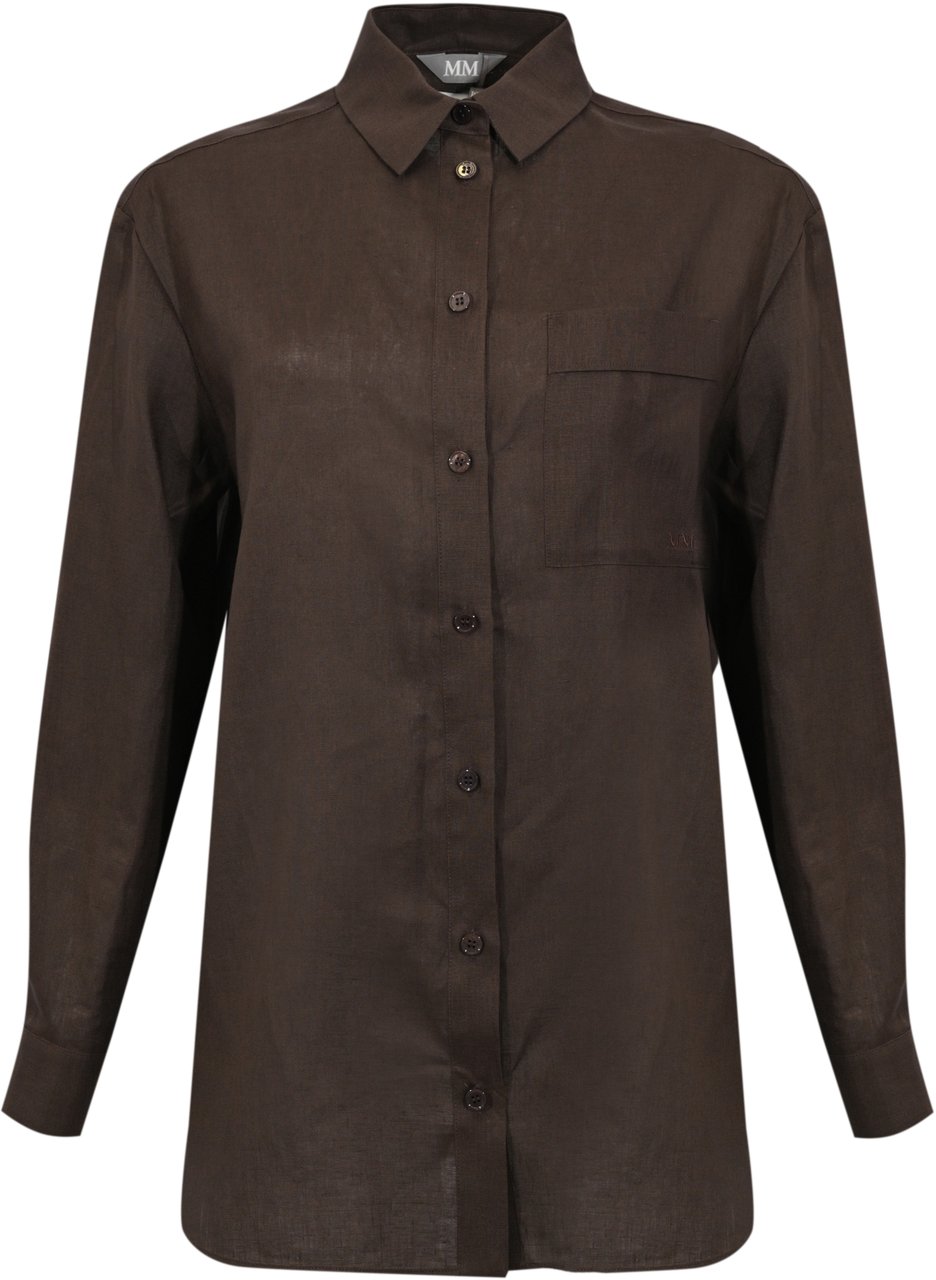 Max Mara Shirts Testa Moro Bruin