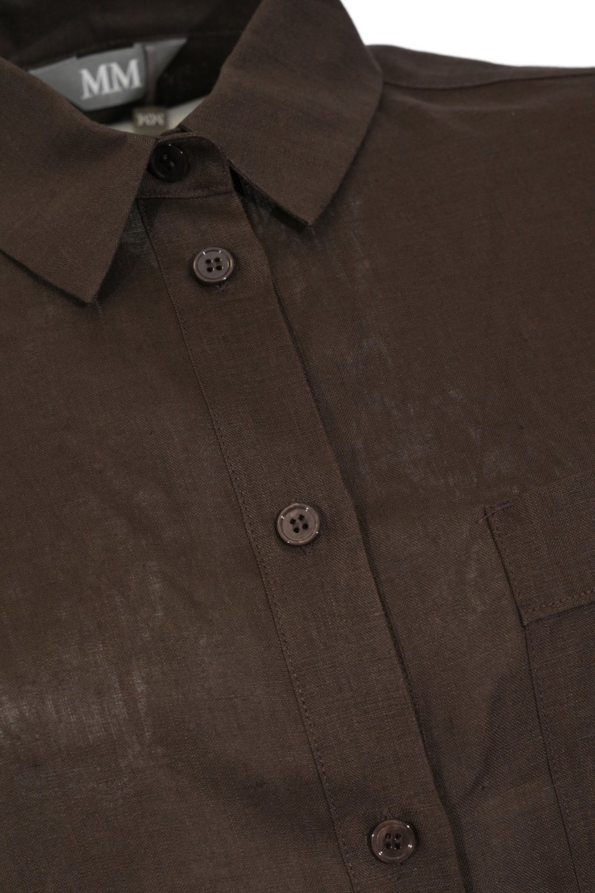 Max Mara Shirts Testa Moro Bruin