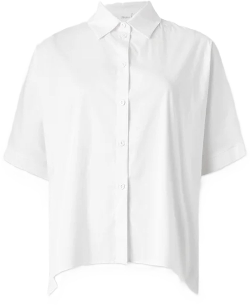 Max Mara Shirts Bianco Ottico Wit