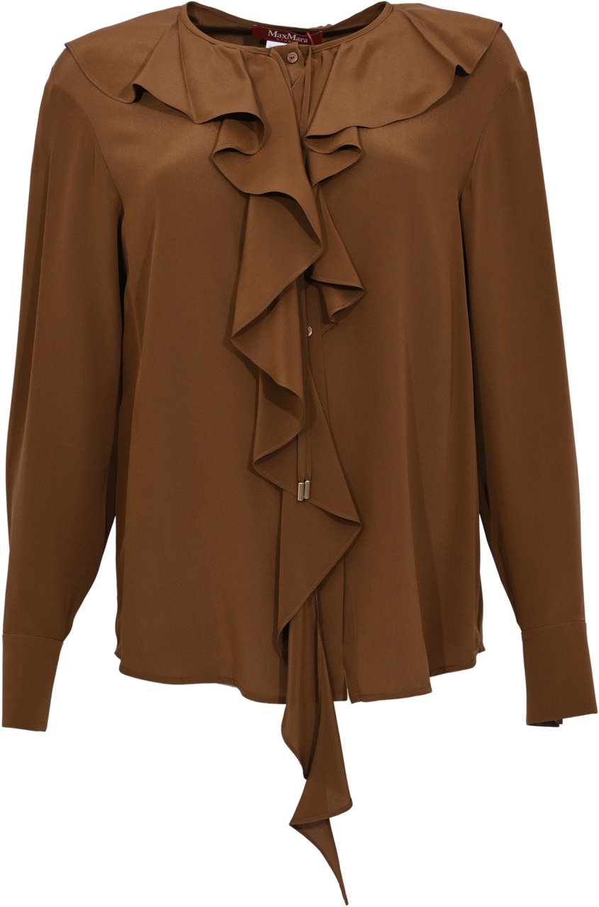 Max Mara Shirts Cioccolato Bruin