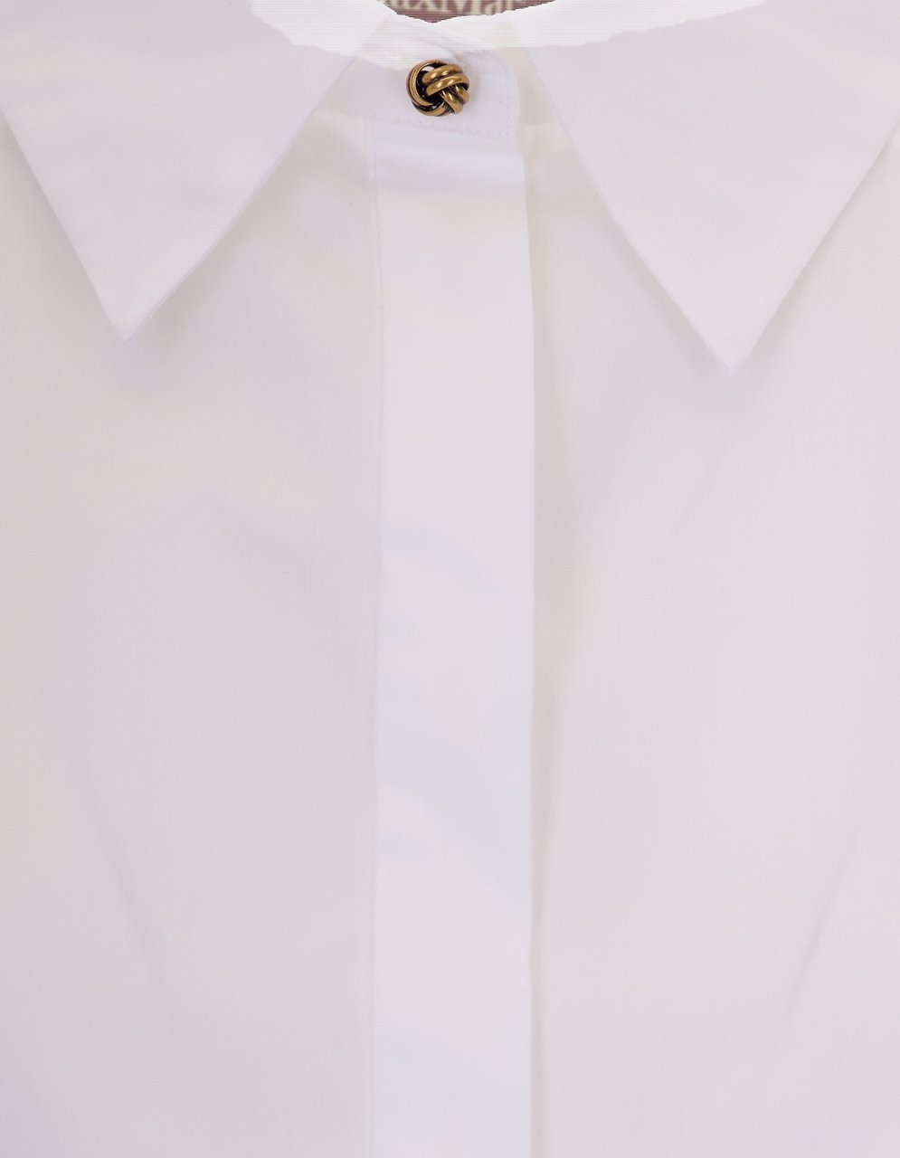 Max Mara Shirts Bianco Ottico Wit