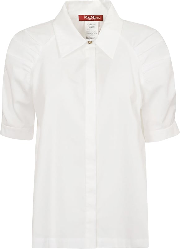 Max Mara Shirts Bianco Wit