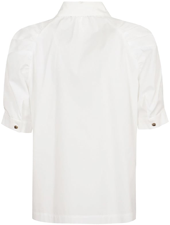 Max Mara Shirts Bianco Wit
