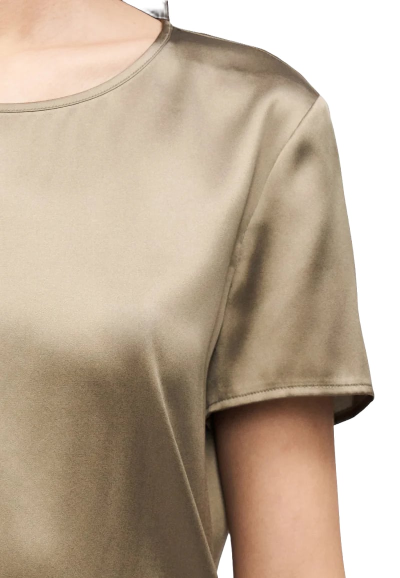 Max Mara Shirts Corno Grigio Verde Donkergroen
