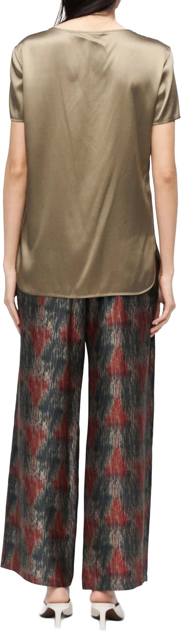 Max Mara Shirts Corno Grigio Verde Donkergroen