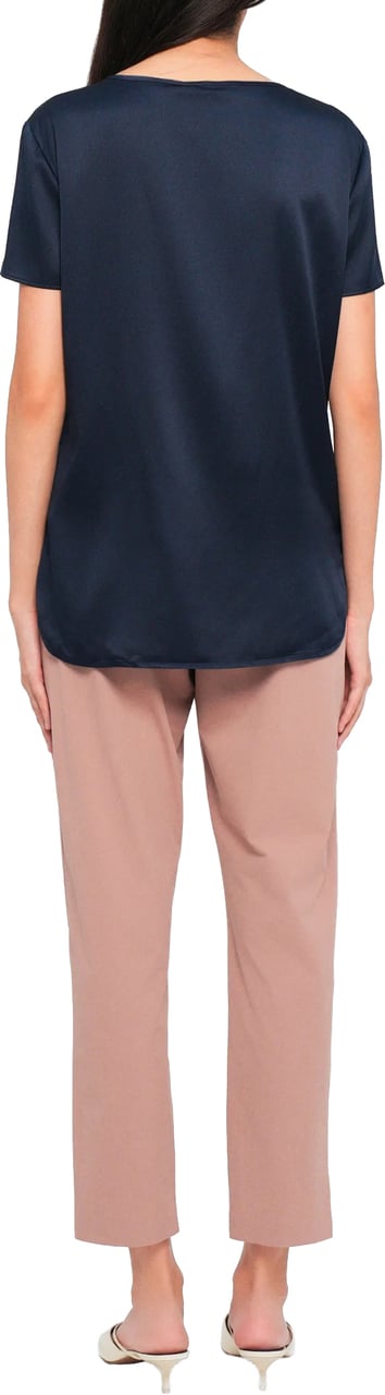 Max Mara Shirts Blu Notte Navy