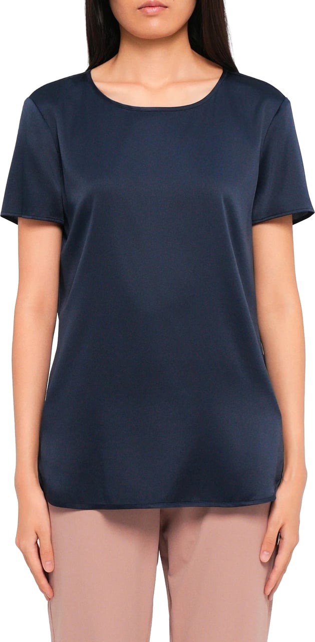 Max Mara Shirts Blu Notte Navy