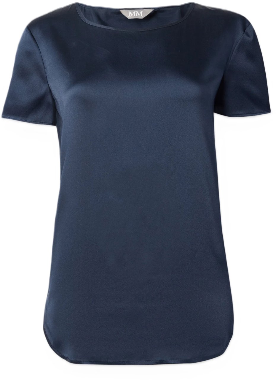 Max Mara Shirts Blu Notte Navy
