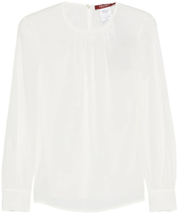 Max Mara Shirts Seta Wit
