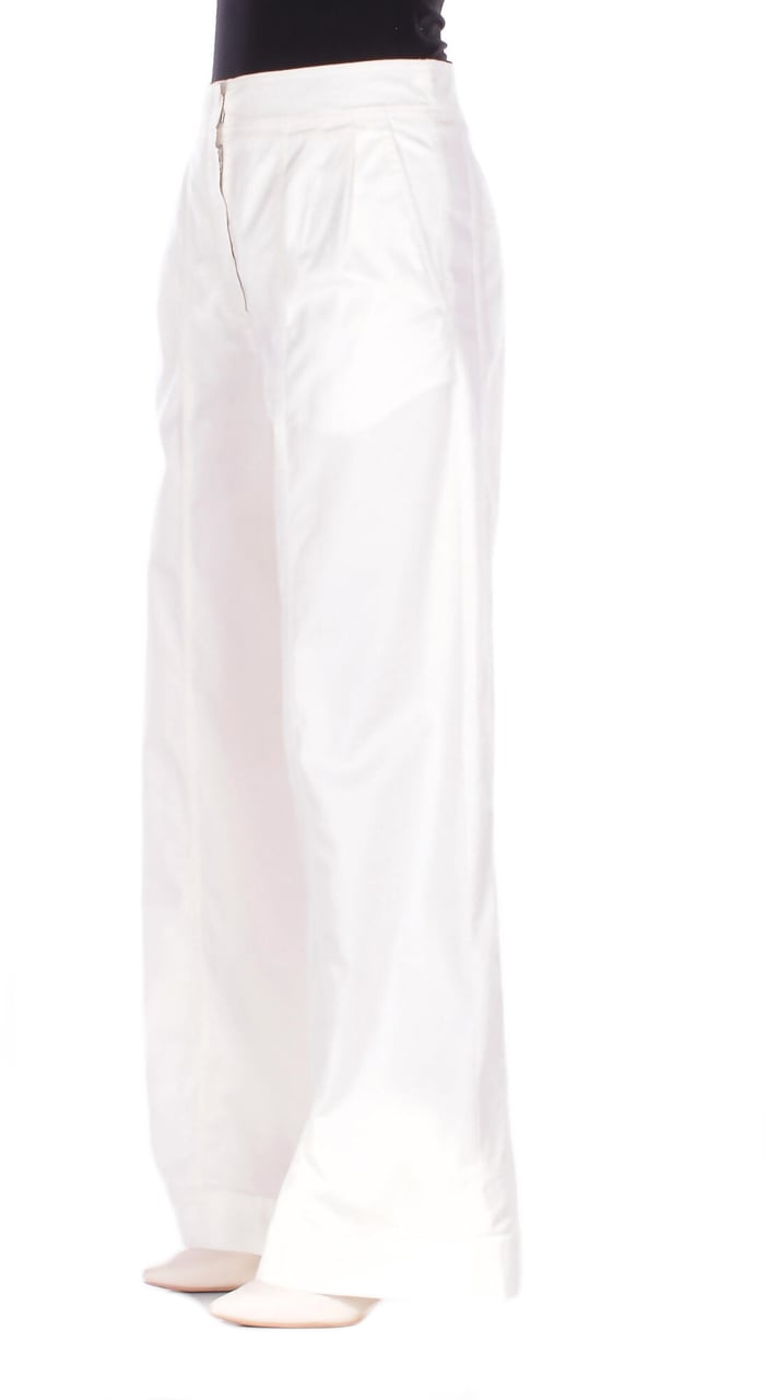 Max Mara Trousers White Wit