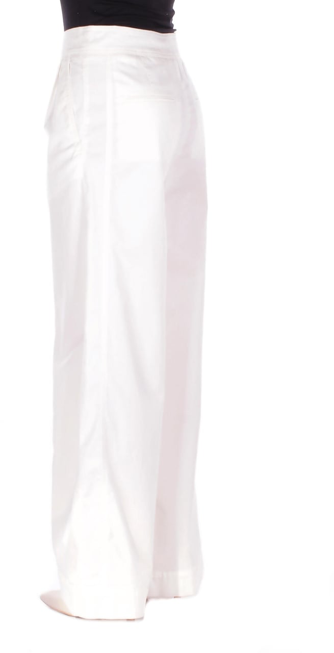 Max Mara Trousers White Wit