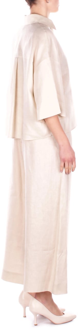Max Mara Trousers Latte Wit