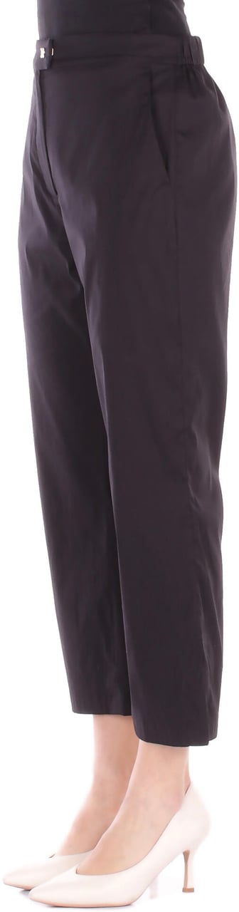 Max Mara Trousers Nero Zwart
