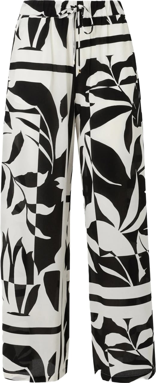 Max Mara Rtw Nero Stampa Floreale Divers