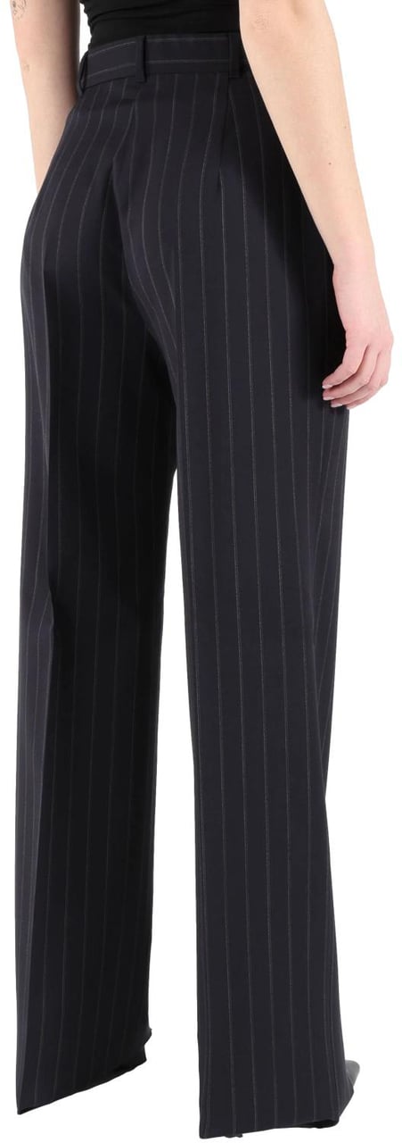 Max Mara Rtw Blu Gessato Navy