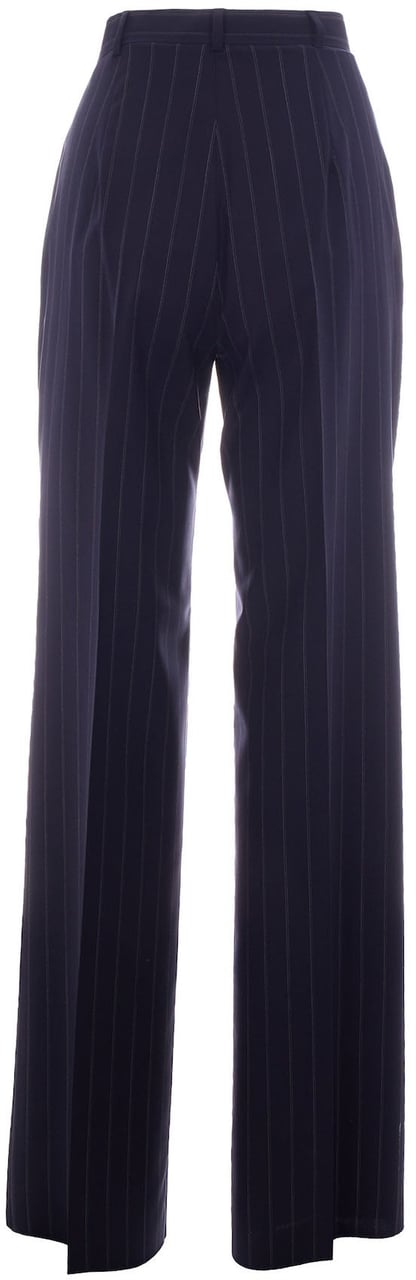 Max Mara Trousers Blue Blauw