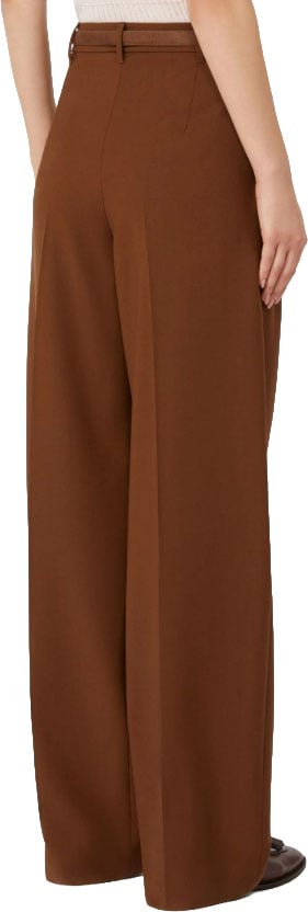 Max Mara Trousers Cioccolato Bruin