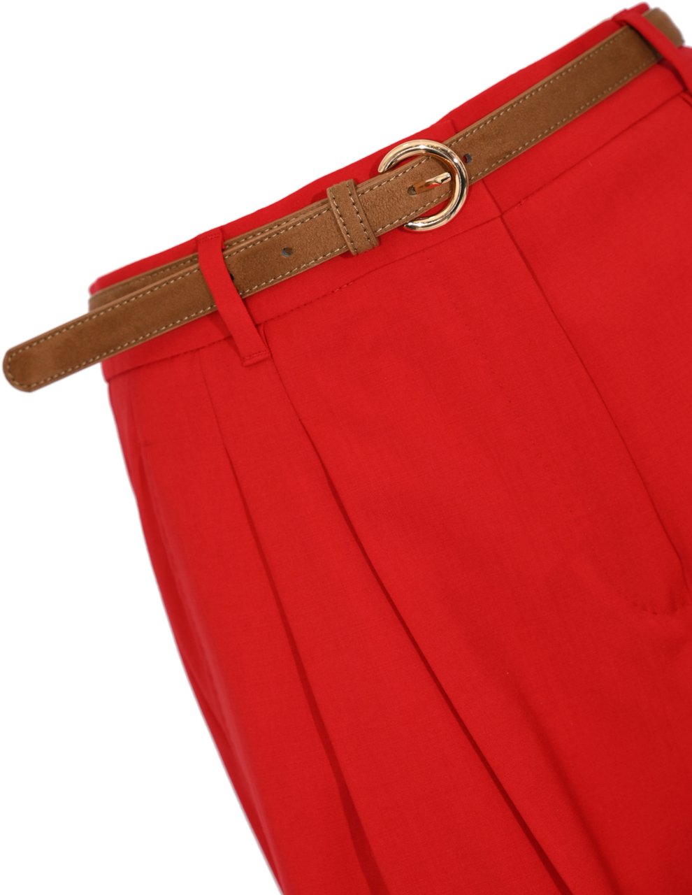 Max Mara Trousers Red Rood