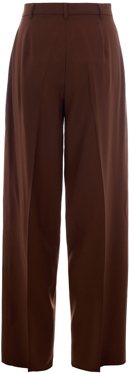 Max Mara Trousers Cioccolato Bruin