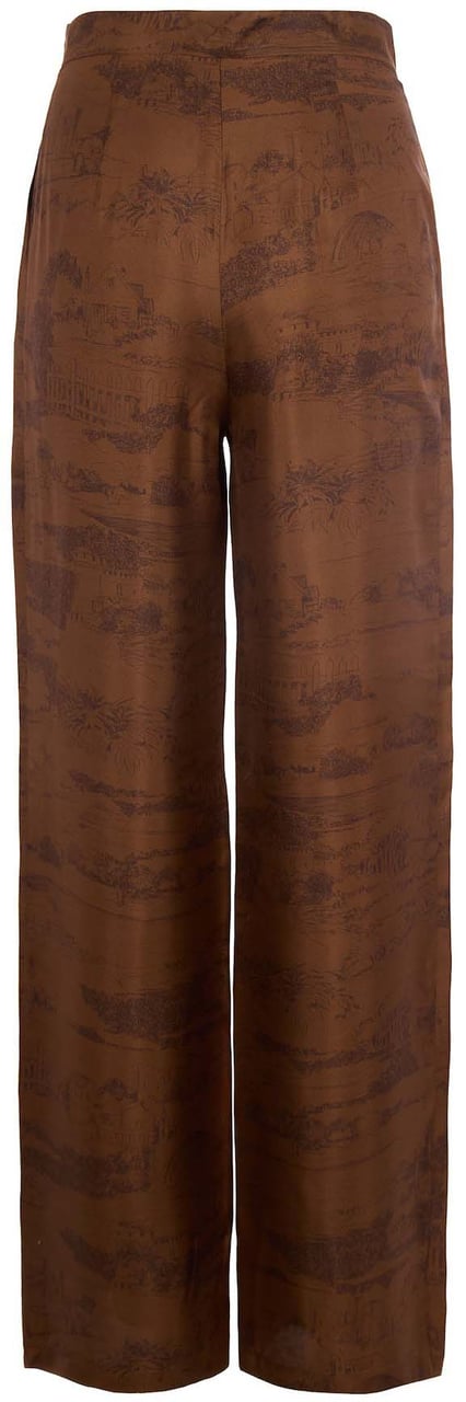 Max Mara Trousers Cioccolato Bruin