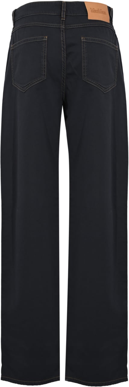 Max Mara Trousers Blue Navy
