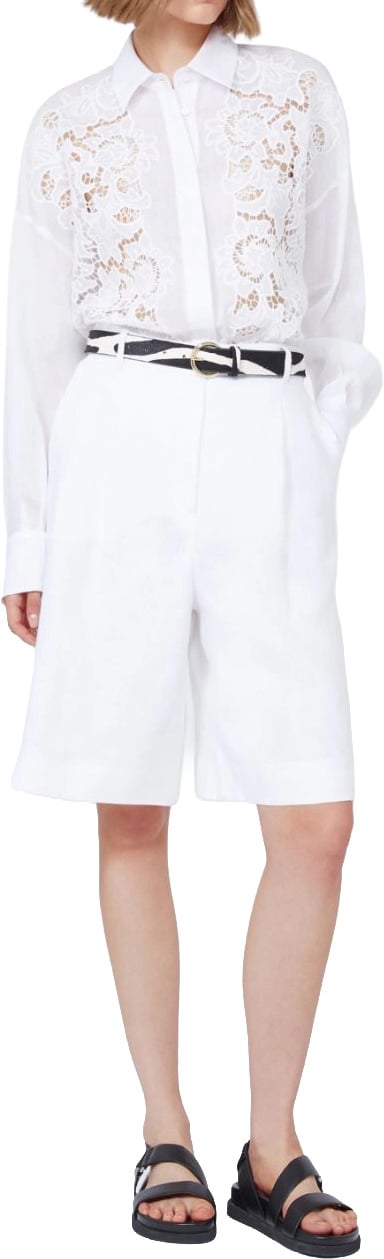 Max Mara Shorts White Wit