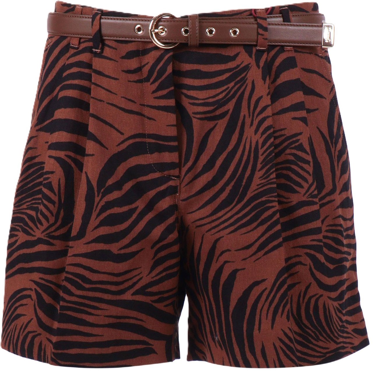 Max Mara Shorts Marrone Dis.Vari Bruin