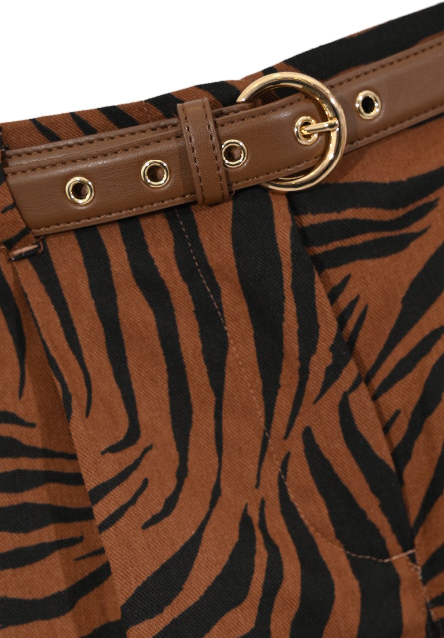 Max Mara Shorts Brown Bruin