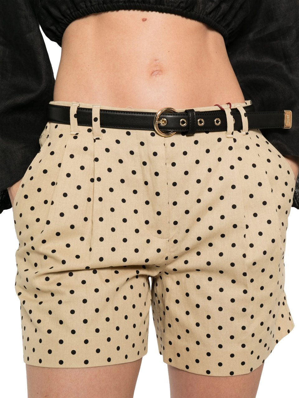 Max Mara Shorts Coloniale Dis.Vari Beige