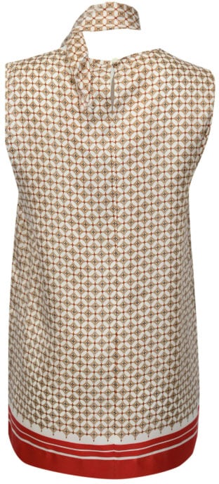Max Mara Top Rosso Wit
