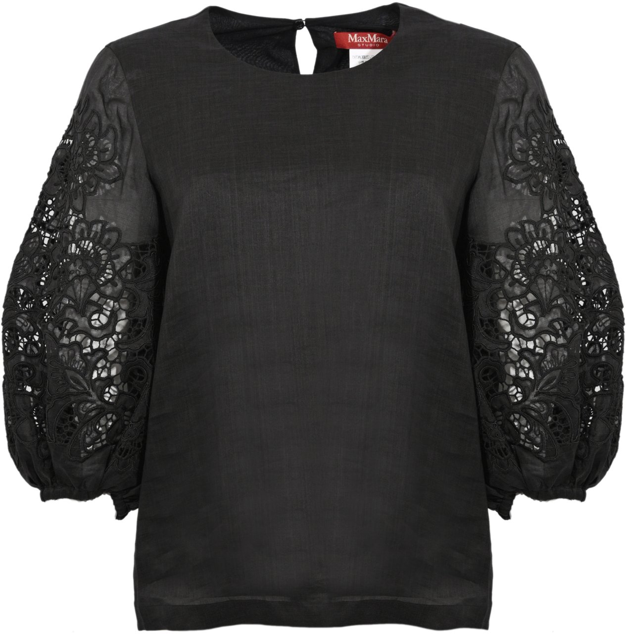 Max Mara Top Black Zwart