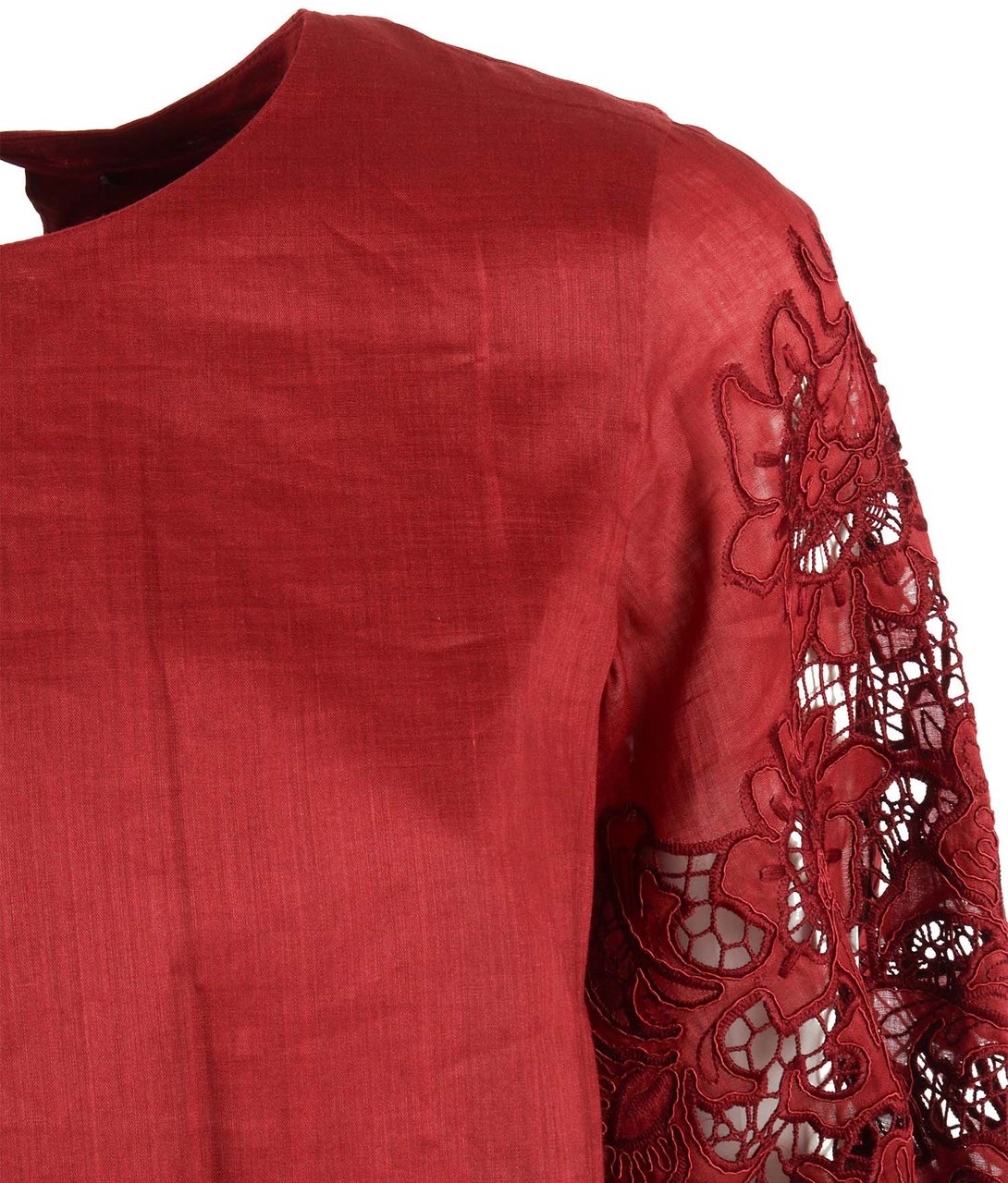 Max Mara Top Mattone Rosso Rood