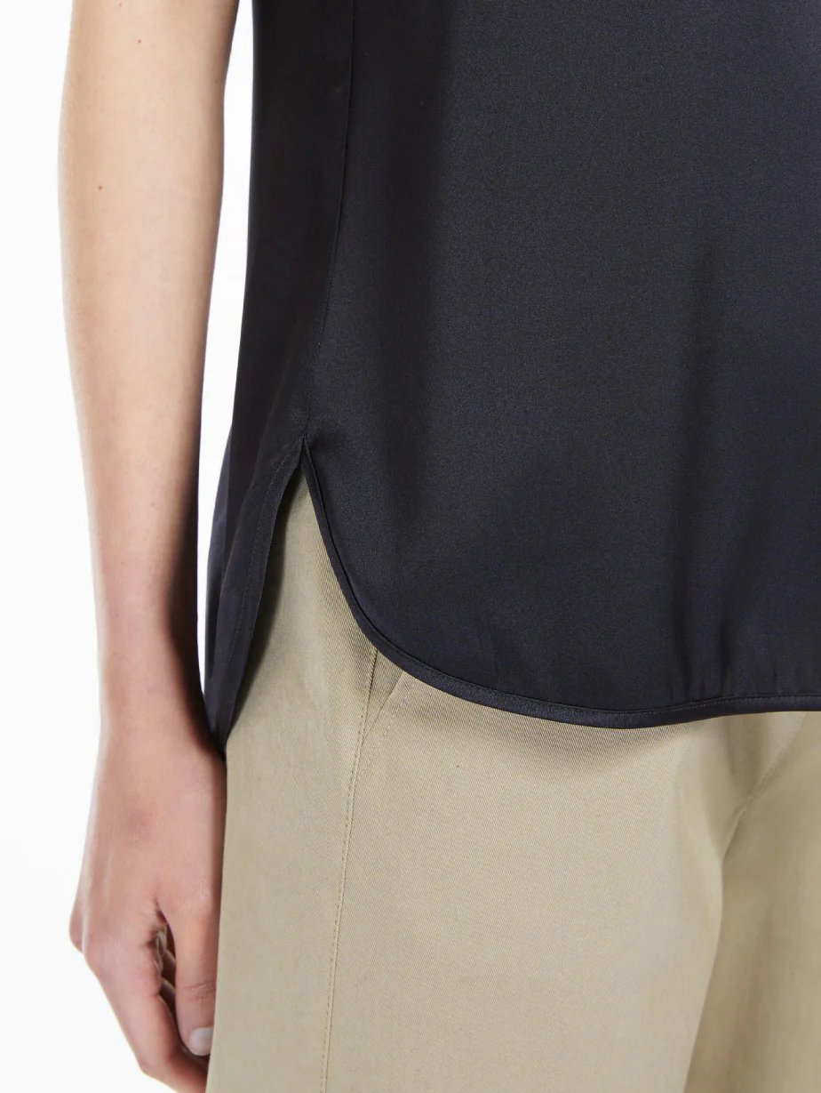 Max Mara Top Nero Zwart