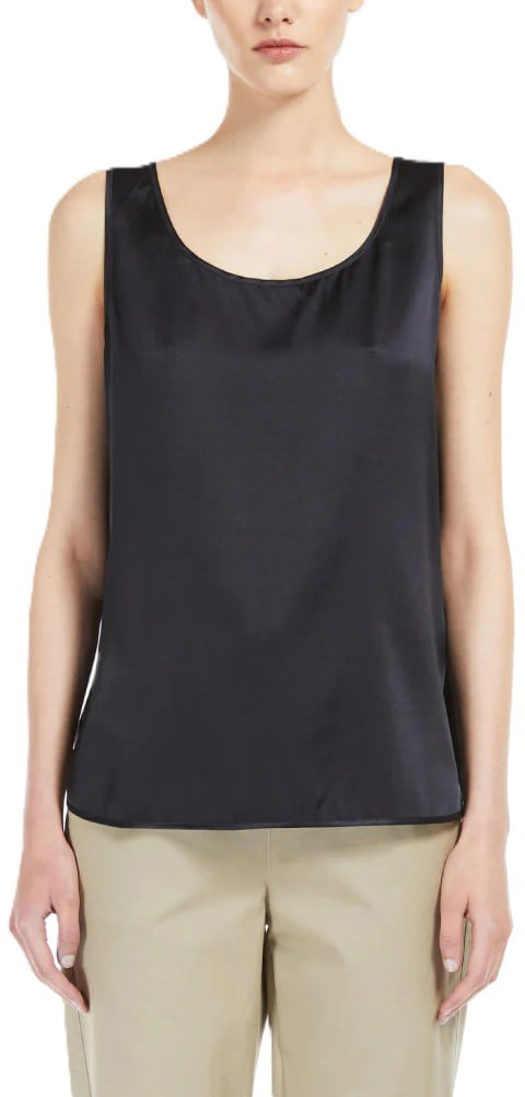 Max Mara Top Nero Zwart