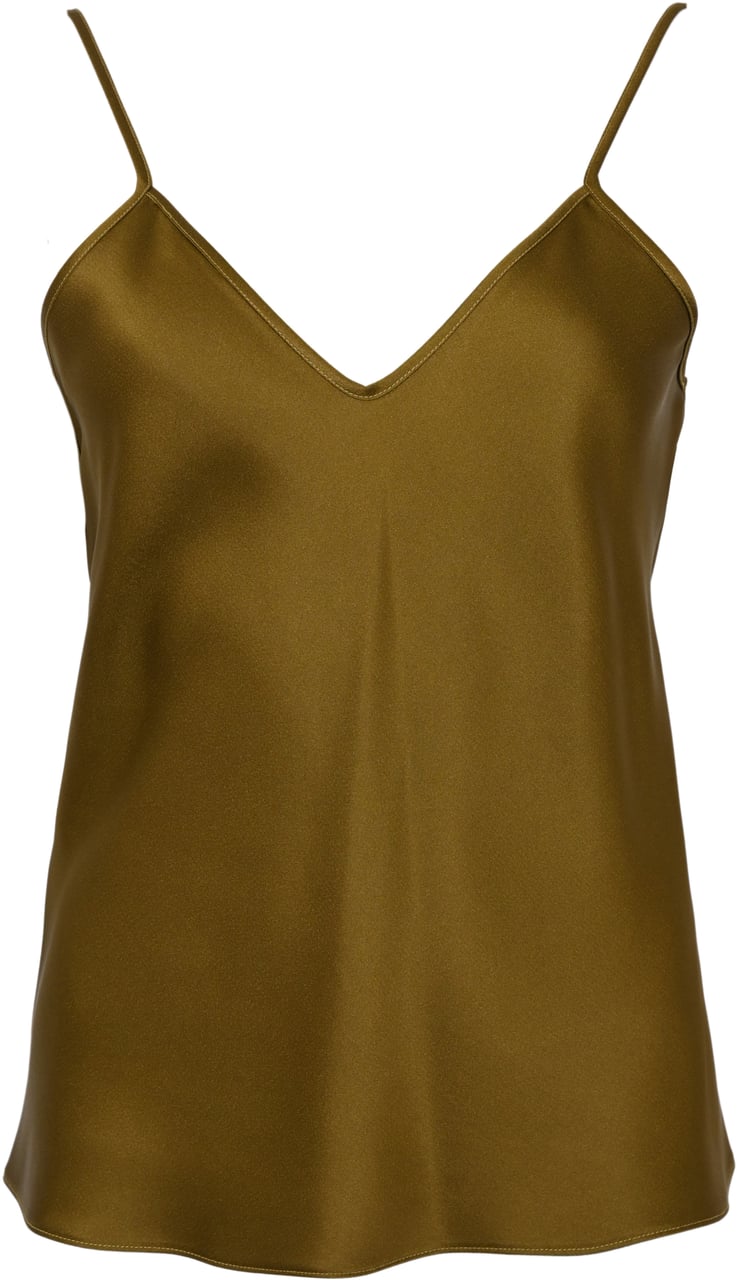 Max Mara Top Verde Oliva Donkergroen