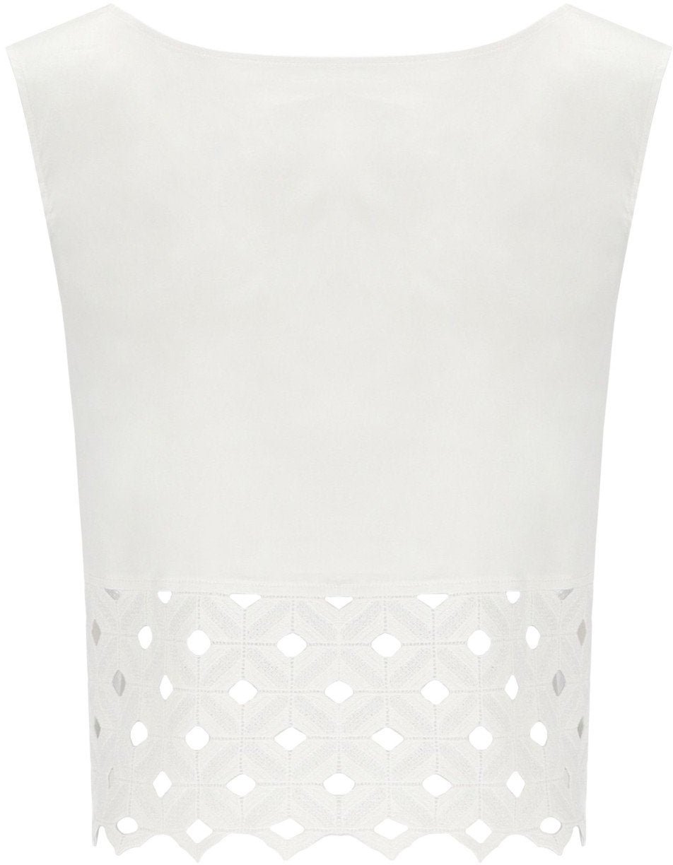 MAX MARA BEACHWEAR MAGGIO TOP Wit