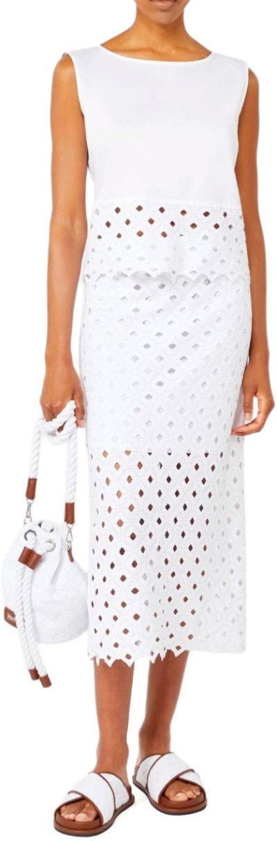 MAX MARA BEACHWEAR MAGGIO TOP Wit