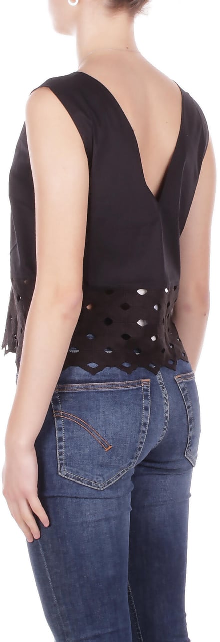 Max Mara Top Black Zwart