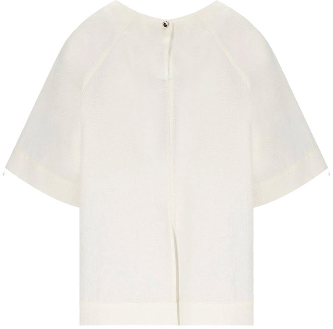 Max Mara Top Bianco Wit